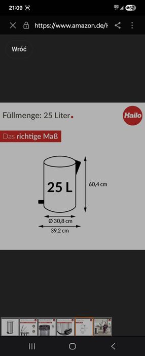 Kosz na śmieci hailo