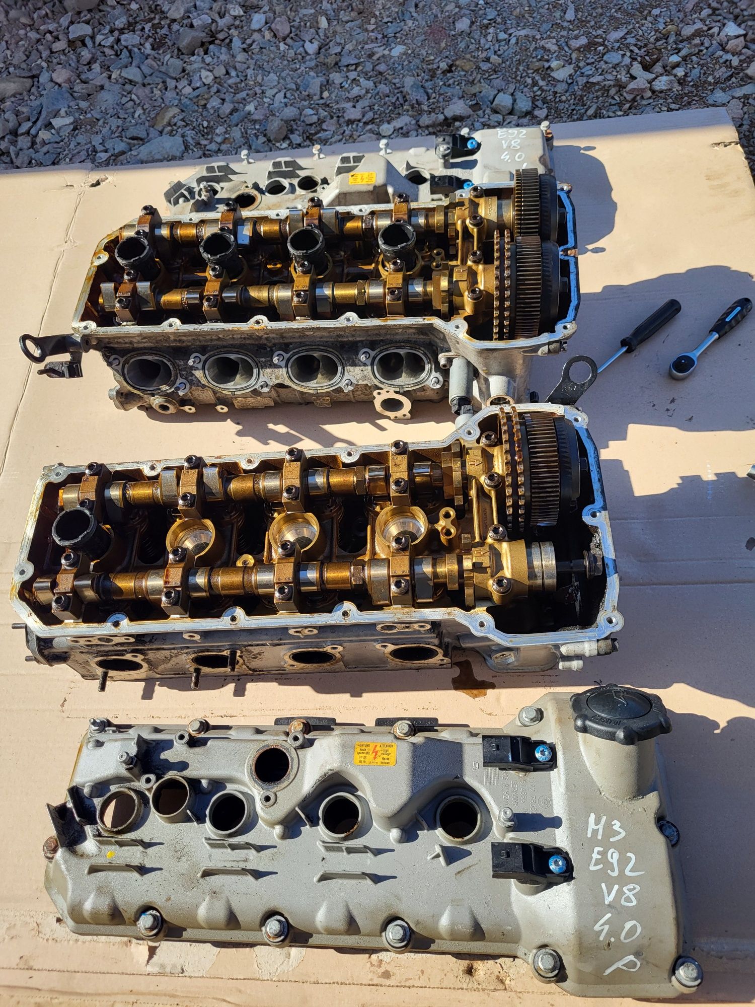Głowica Cylindrów Silnika bmw m3 e92 e93 e90 4,0 420km S65B40A Komplet