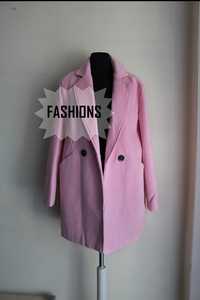 Płaszcz damski różowy pink barbie fashions L podszewka