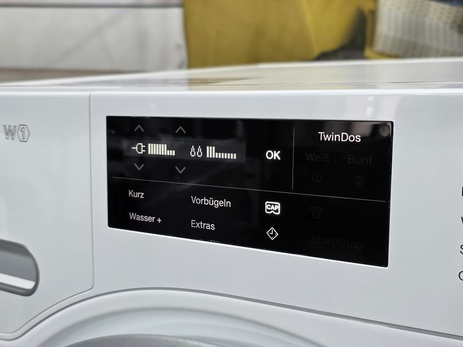 Пральна машина 9кг Miele  прання пуховиків та подушок функція плями