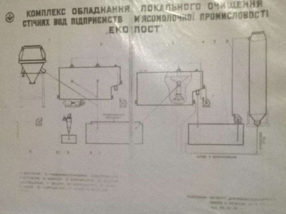 Комплекс очистки стічних вод.