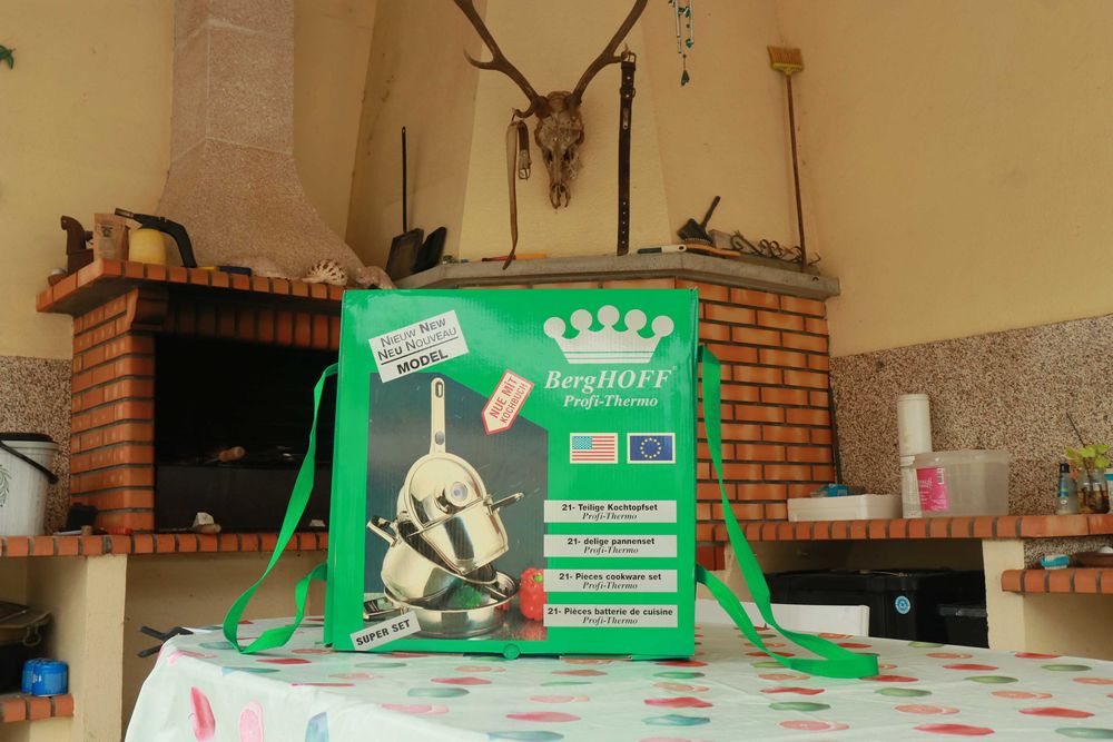 Conjunto Premium BergHOFF Profi-Thermo – 21 Peças em Aço Inoxidável