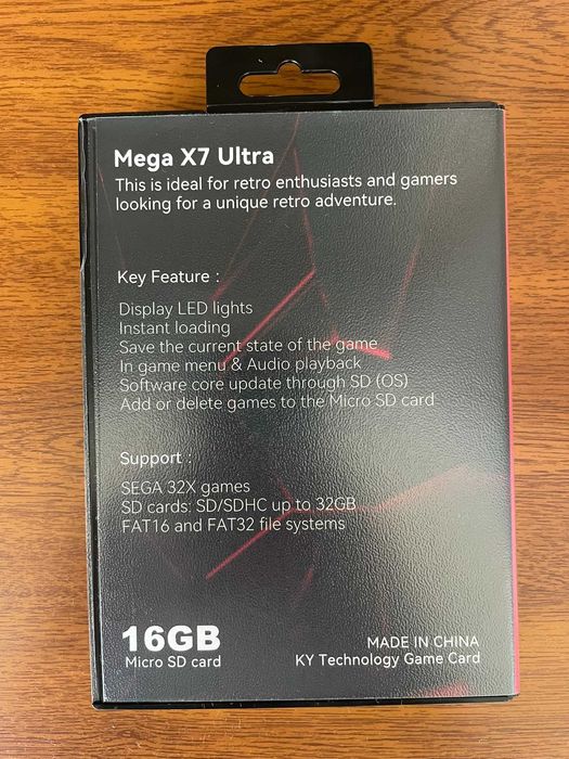 Ігровий картрідж Mega X7 Ultra Instant Sav для SEGA GENESIS Mega Drive