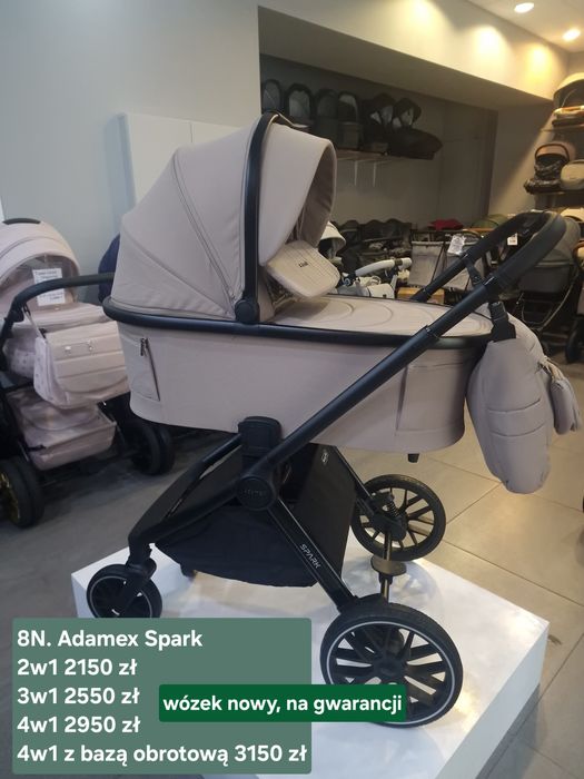 Wózek dziecięcy Adamex Spark 2w1 3w1 4w1