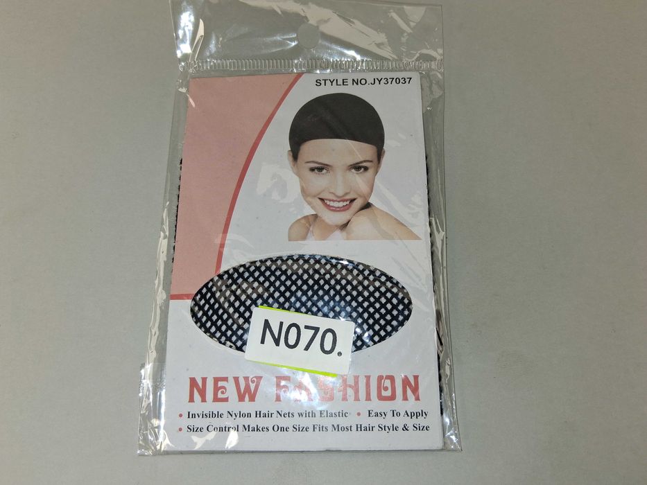 N070 Niewidzialna Nylonowa Siatka Do Włosów Peruka Z Gumką One Size