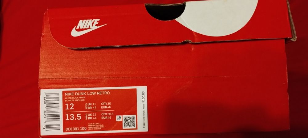 Buty sportowe NIKE DUNK LOW r.46