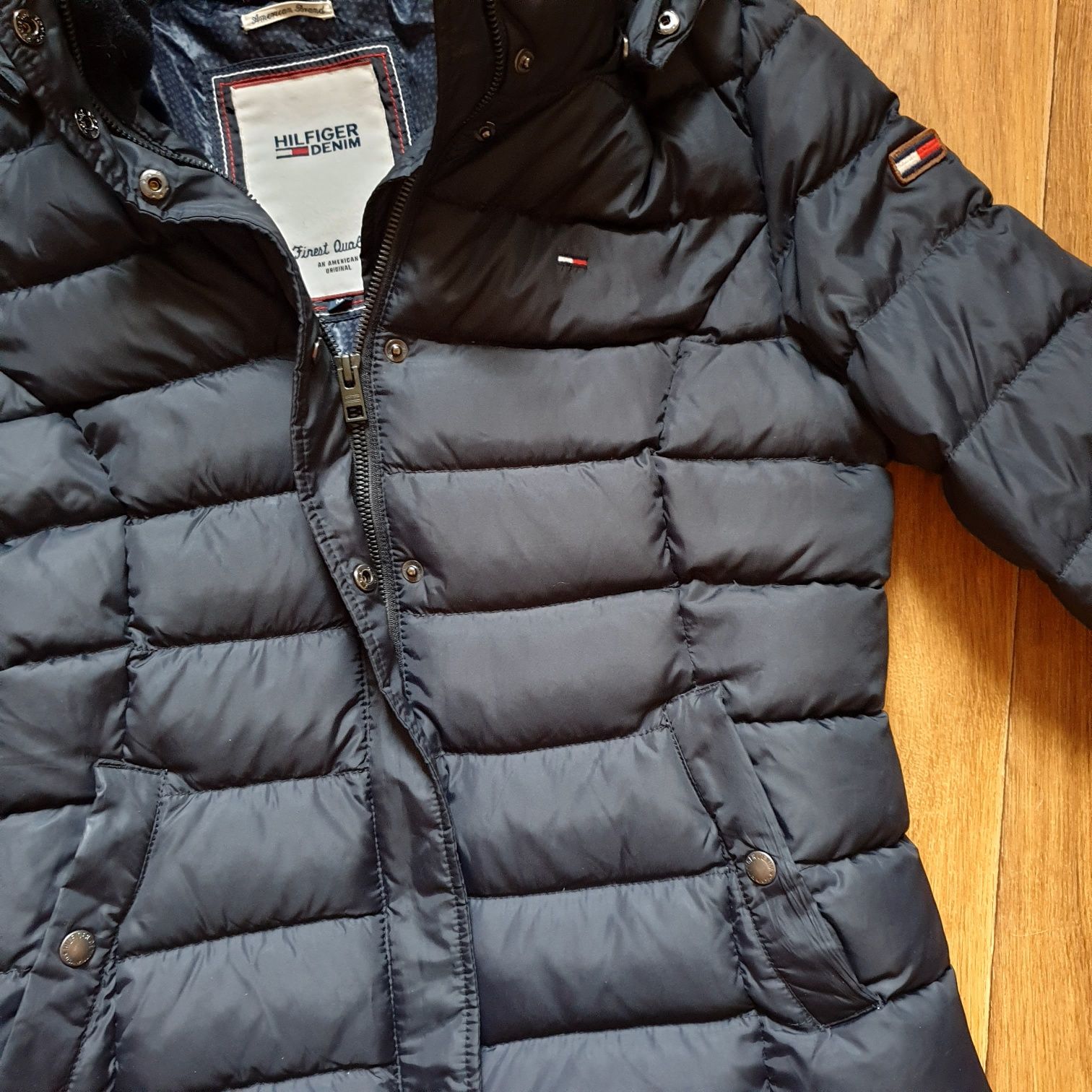 Жіночій Tommy Hilfiger M/S куртка пуховік коротка одяг женский