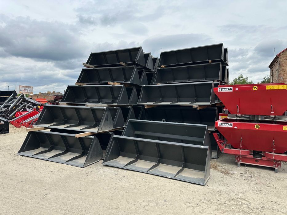 MOCNA Łyżka Łycha Szufla do Materiałów Sypkich 1,2m–2,4m HARDOX