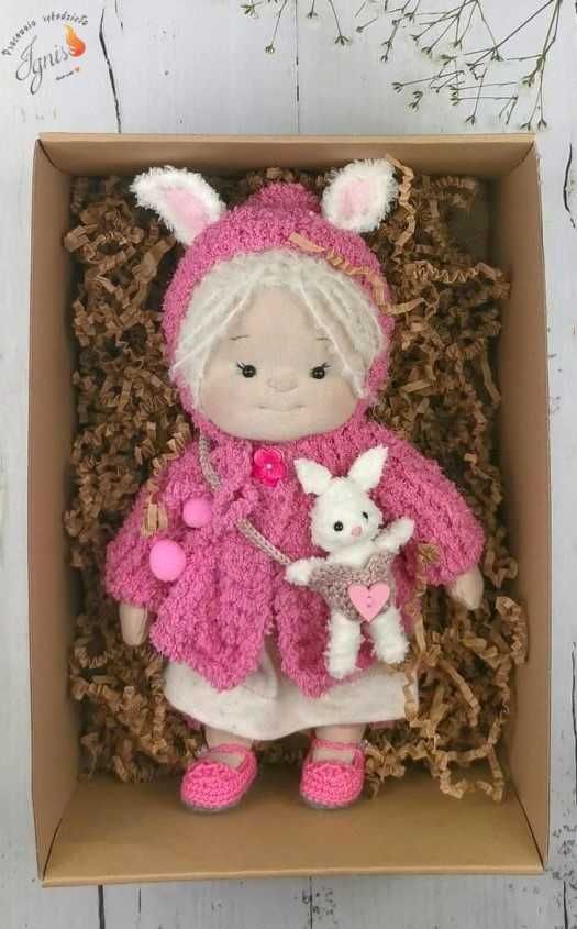 Lalka waldorfska-Nicol ,ręcznie robiona lalka tekstylna