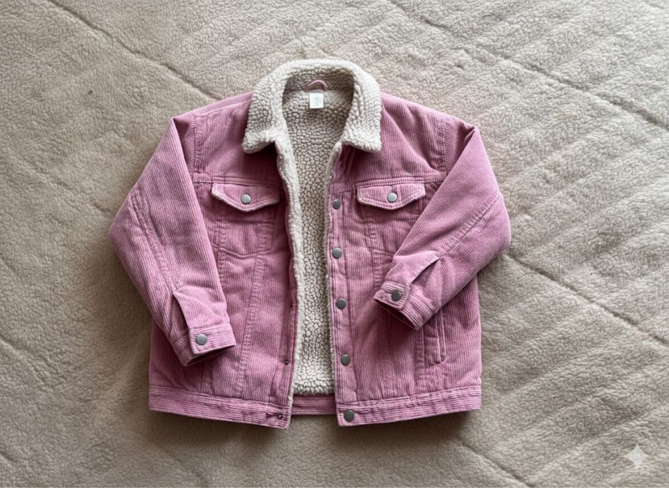 Тепла рожева куртка