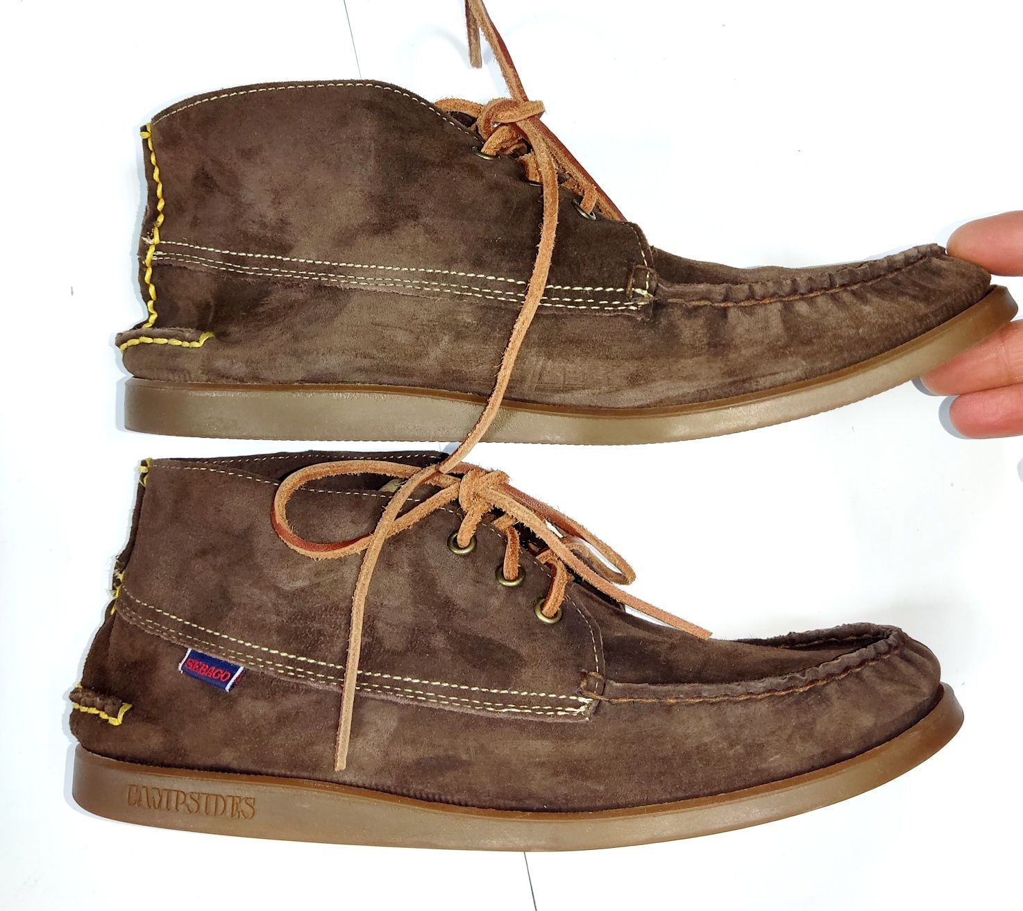 Топсайдеры,мокасины, Sebago Campsides ,кожа замш 42р.