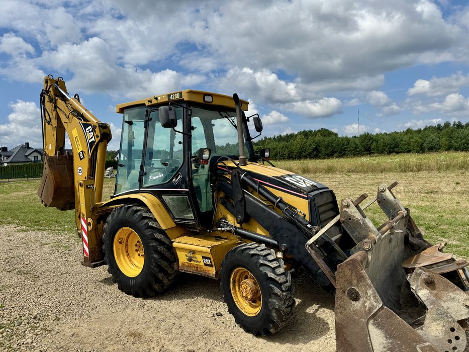 Cat 428d premier biegow koparko ładowarka caterpillar 428 432
