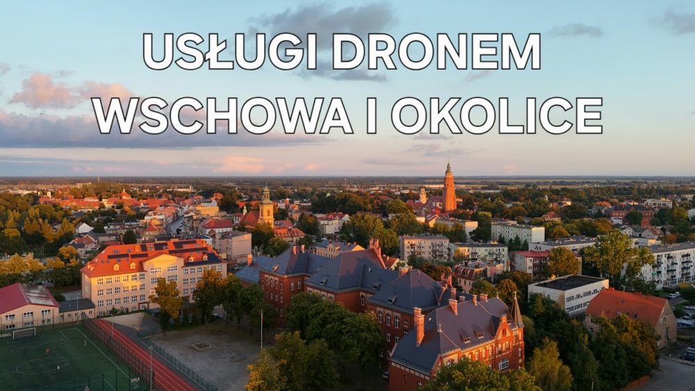 Uslugi dronem 4K - zdjęcia i filmy z powietrza