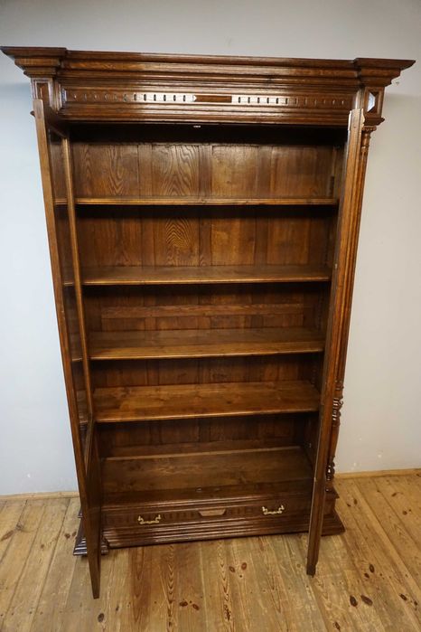 Wysoka Eklektyczna Biblioteka Francuska PO RENOWACJI