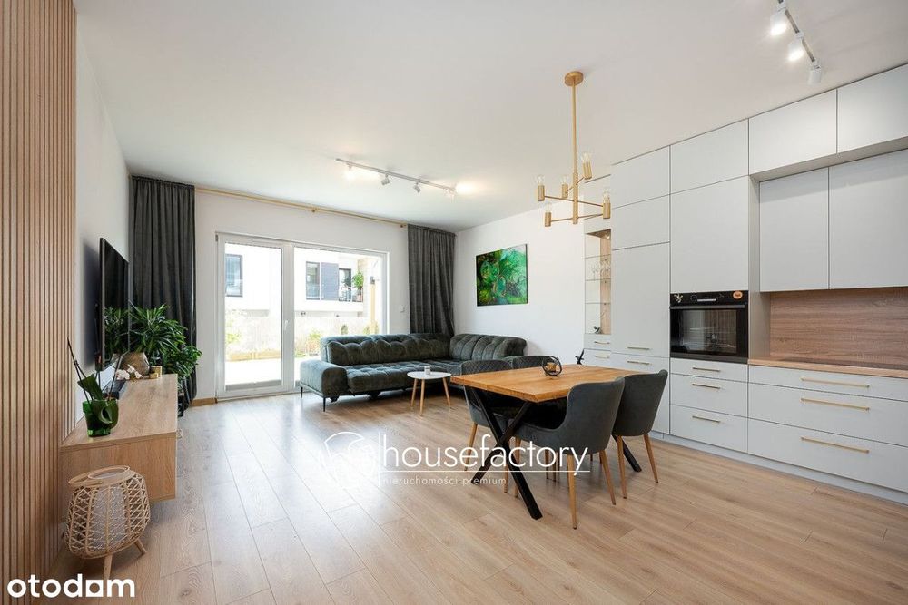 Bliźniak na kameralnym osiedlu przy rzece