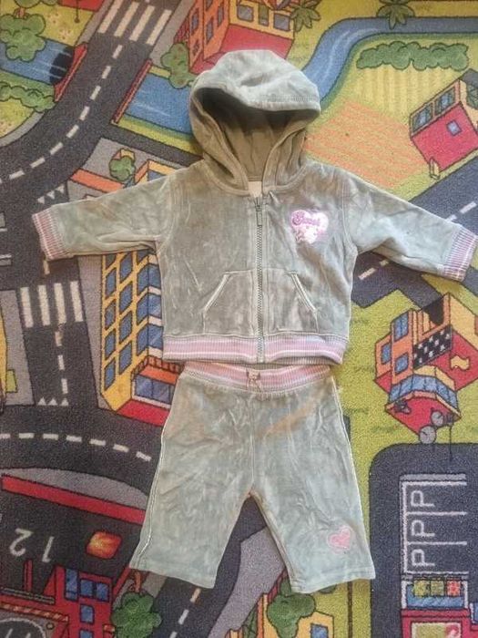 Zestaw dres welurowy George r. 62/68