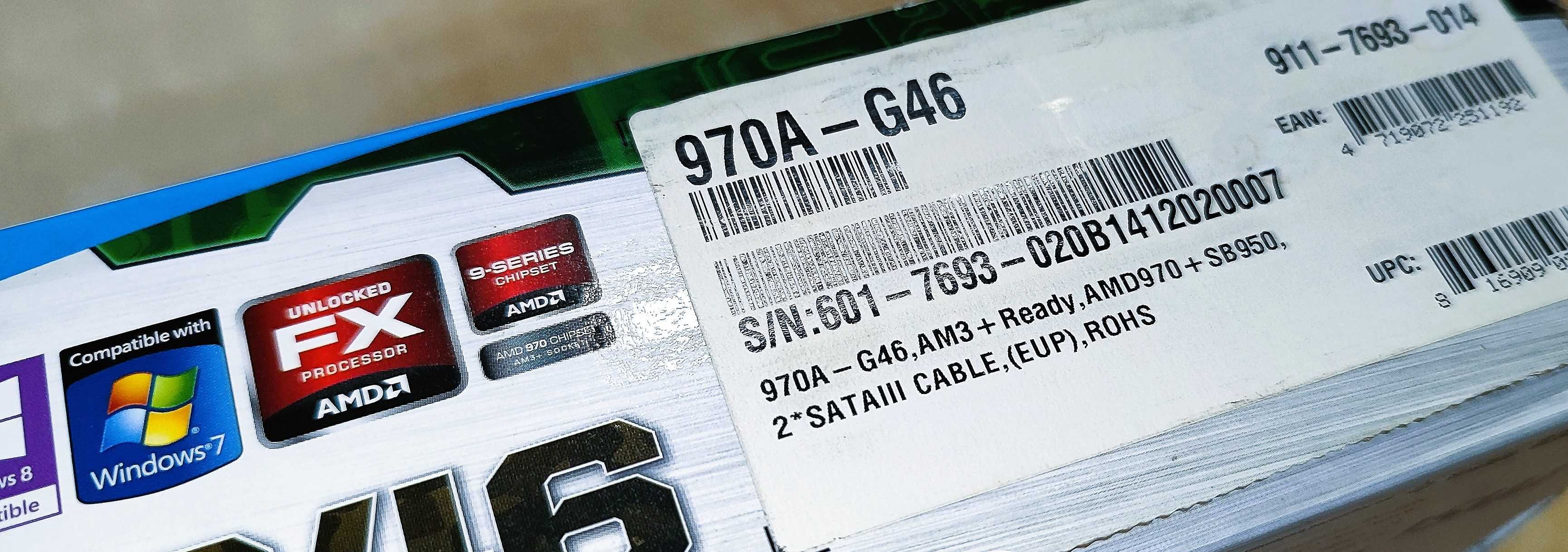 MSI 970A-G46 AM3+ (не стартует). Рабочая ОЗУ DDR3 4Gb 1600 3планки
