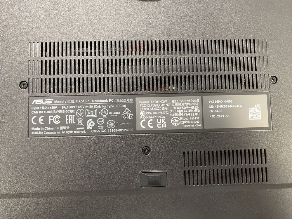 Продам Ноутбук Asus fx516p