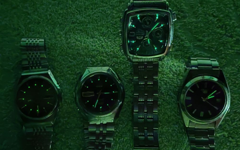 Мужские наручные часы "Orient" и "Seiko" времён СССР