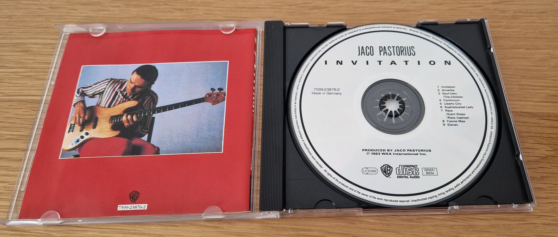 Cd Jaco Pastorius  "invitation"