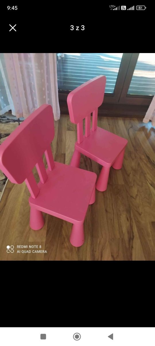 Krzesła dla dziecka