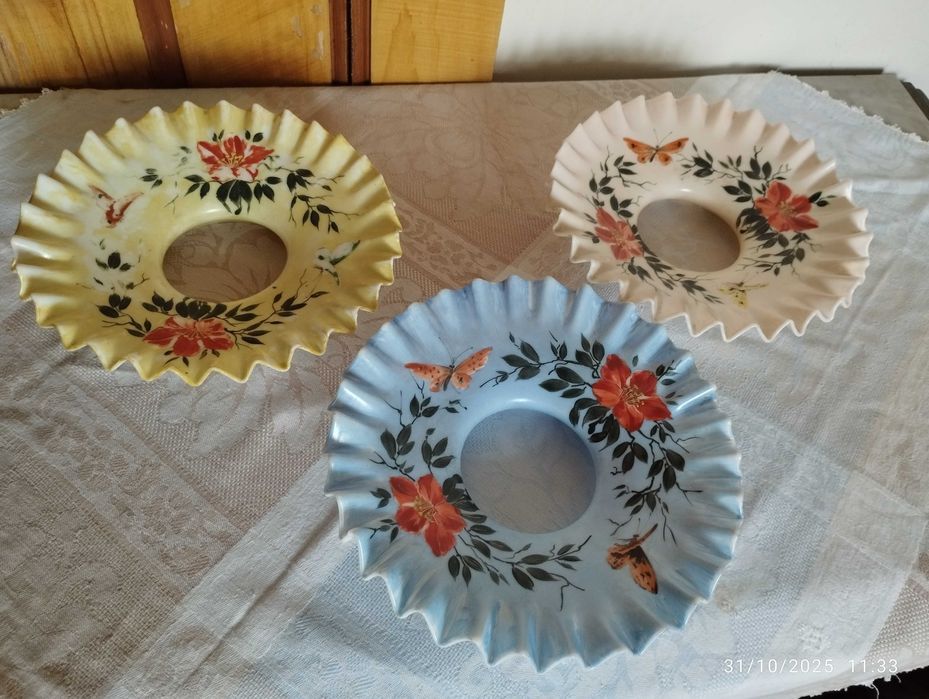 Abajures pintados à mão