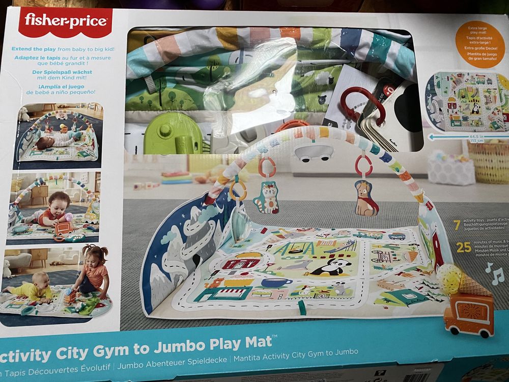 Mata edukacyjna FISHER PRICE Wesołe Miasteczko GJD41