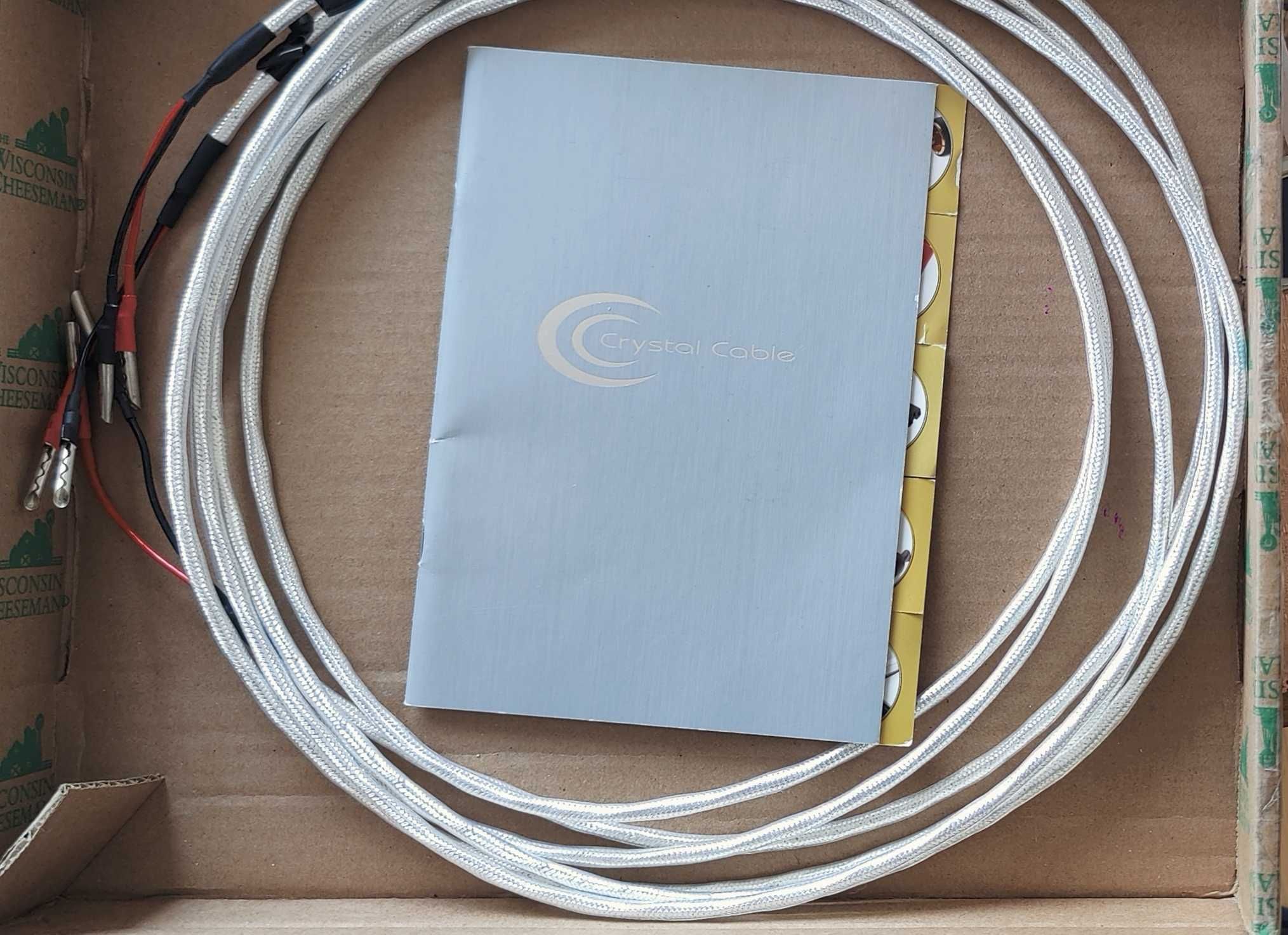 Crystal Cable (Siltech,)kable głośnikowe 3 m