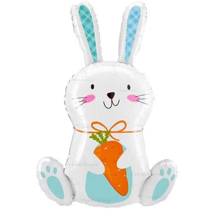 Duże balony foliowe Wielkanoc Easter Króliczek Królik Zajączek Kurczak