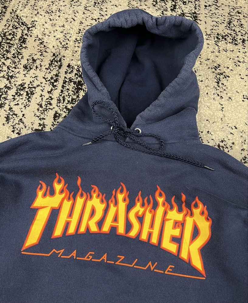 Худи Thrasher Кофта Свитшот sk8 y2k зипка Rap