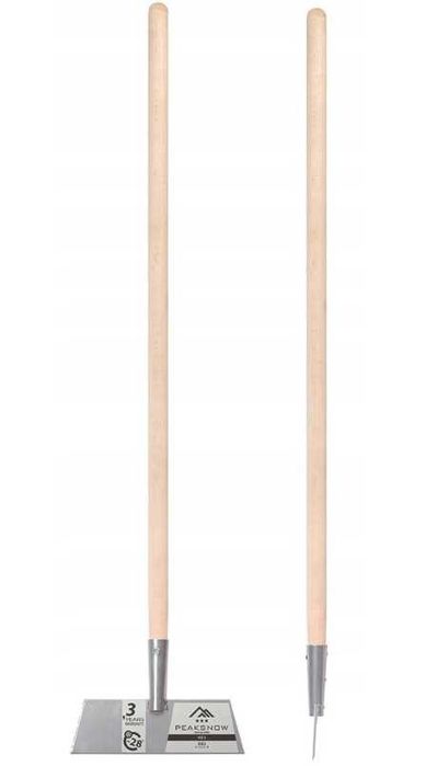 Łopata do odśnieżania aluminiowa solidna skuwacz do lodu sól drogowa