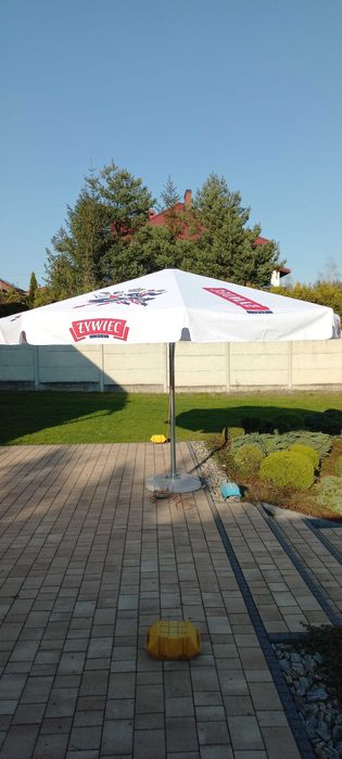 Okazja Aluminiowy  Stelaż Parasol Ogrodowy Piwny Słoneczny Barowy 4m