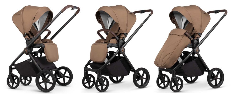 Wózek VENICCI CLARO 2w1 Lekki Składany Gondola+Spacerówka +Adaptery