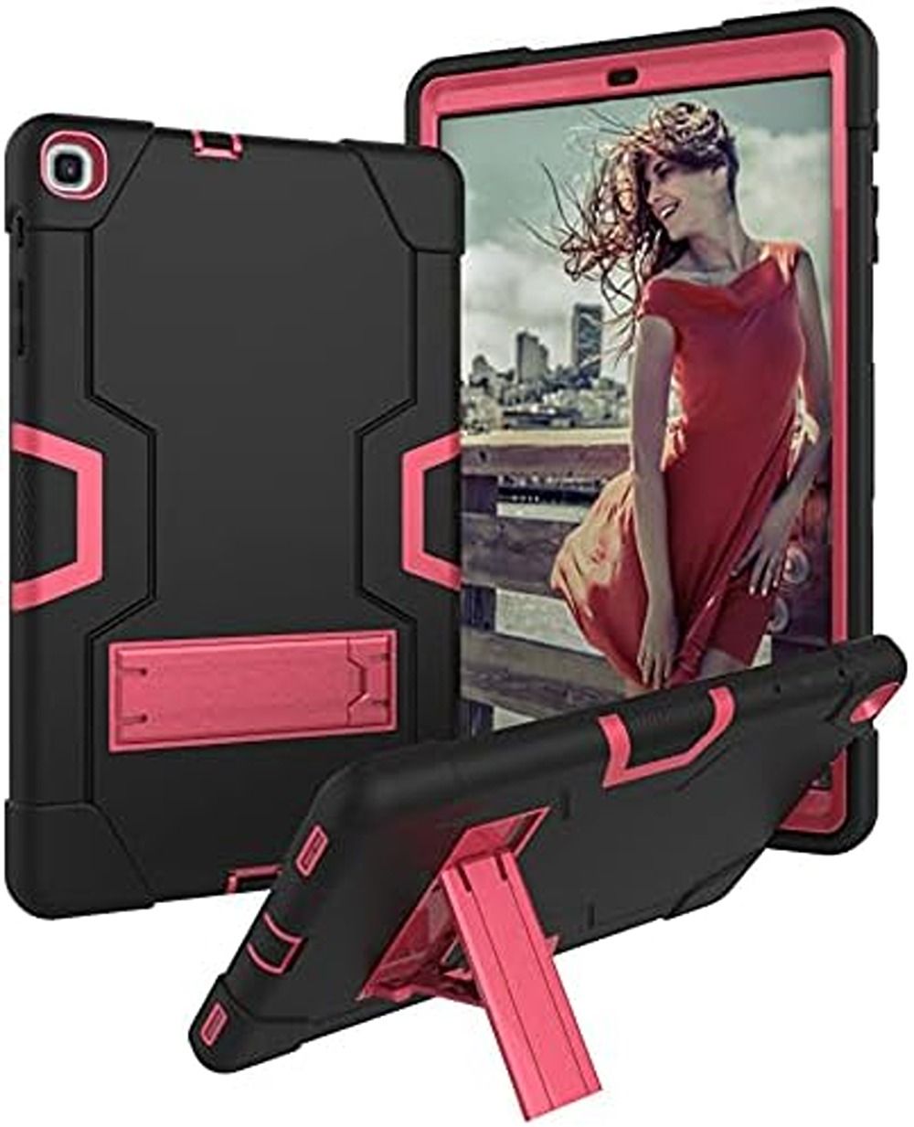 Etui do Samsung Galaxy Tab A7 10,4” Pancerne z Podstawką Czarne