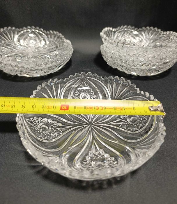 Zestaw 6 talerzy niemieckiej  marki Nachtmann Bleikristall