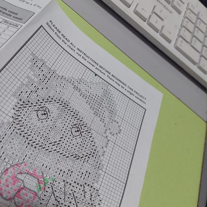 Продам залишки набору для вишивки від Jim Shore