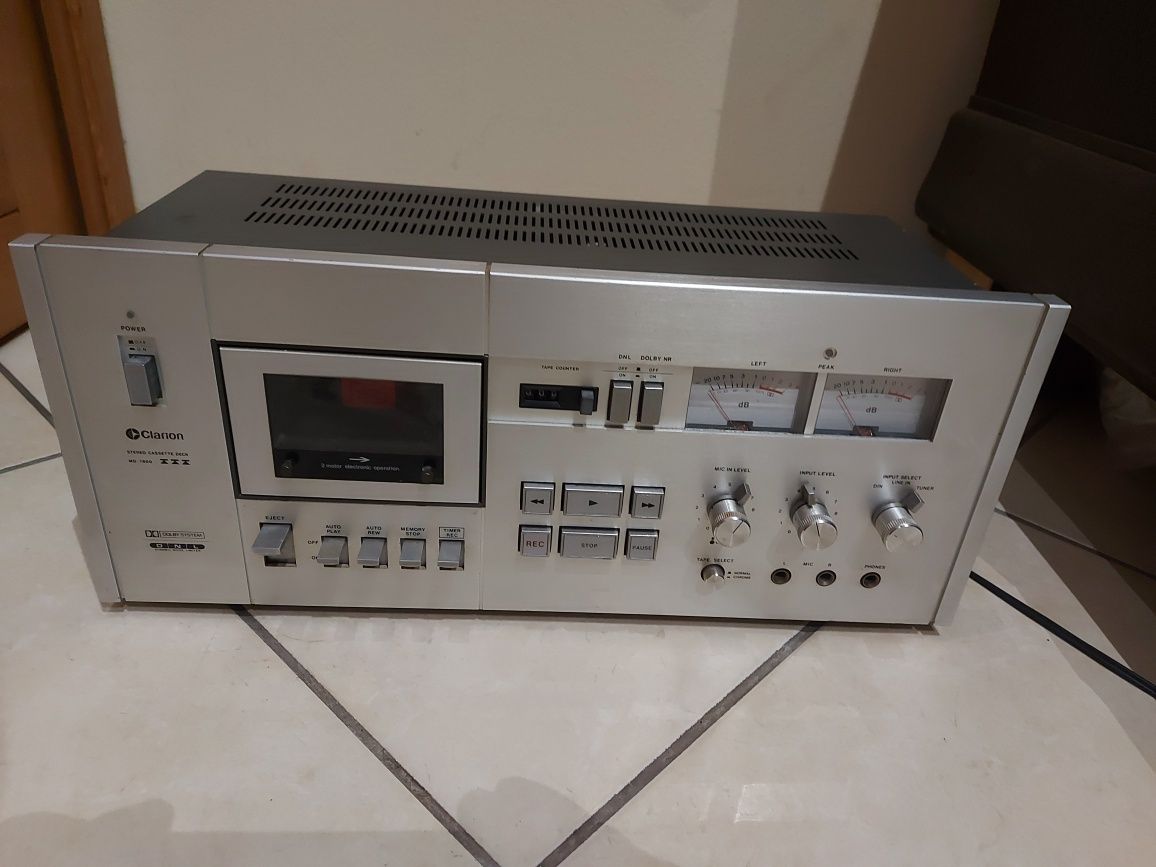 CLARION MD-7800 G deck serię UFO magnetofon kasetowy Vintage Unikat