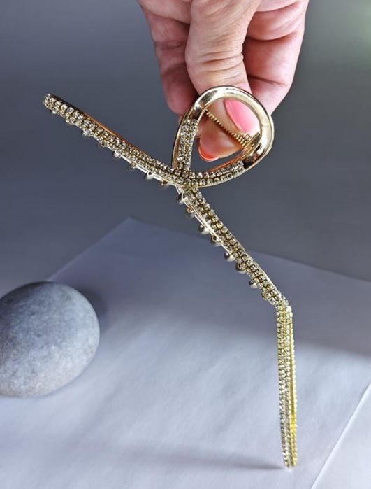 Краб Шанель прикраса заколка для волосся