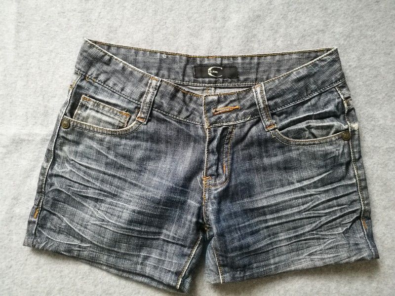 Szorty krótkie spodenki jeans przetarcia B.G.Jeans