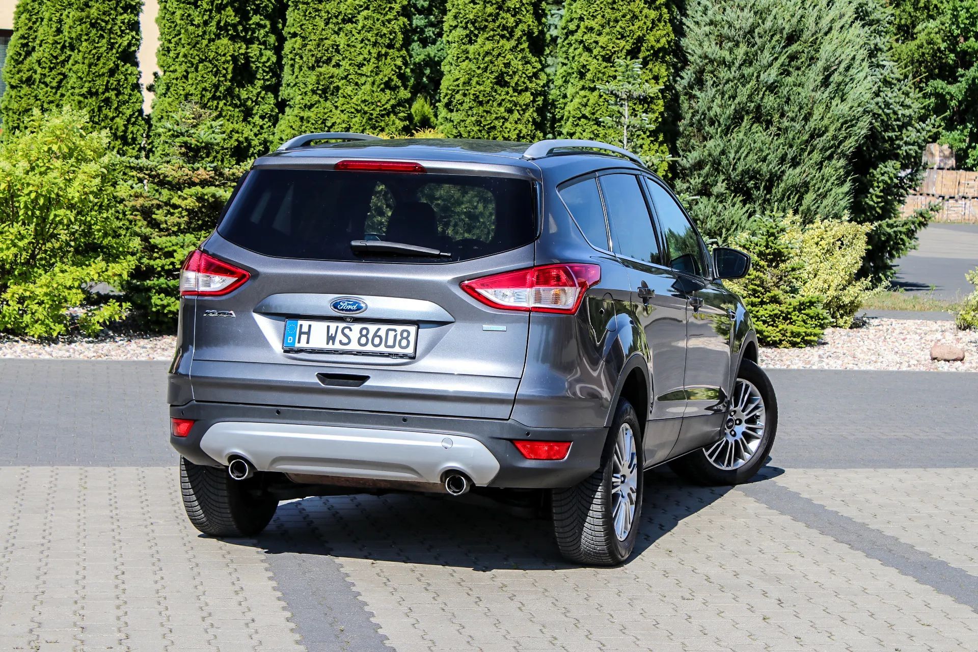 Ford Kuga 150KM El.Klapa Navi Kamera Park Asisst Pół Skóry Tempomat TITANIUM