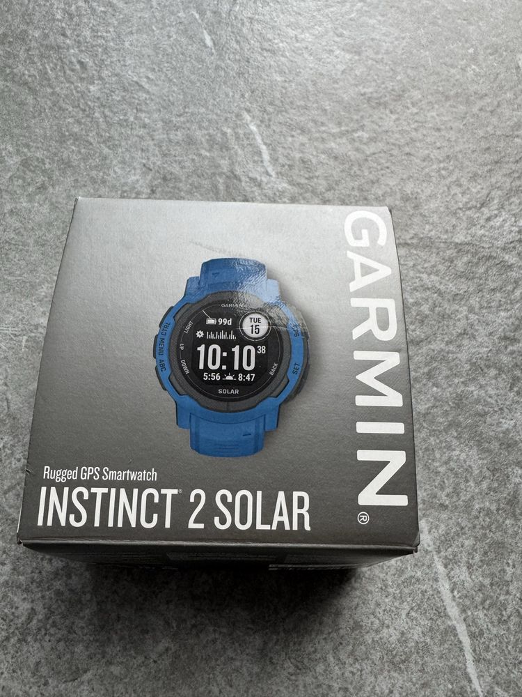 GARMIN Instinct 2 Solar Granatowy