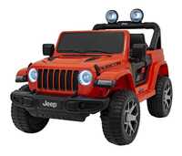 Jeep Wrangler Rubicon na akumulator dla dzieci Pomarańczowy