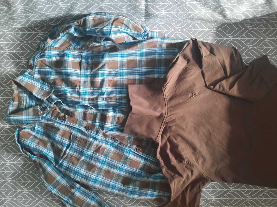 Zestaw 9 sztuk ubrań 6- 7 lat bluzki koszule