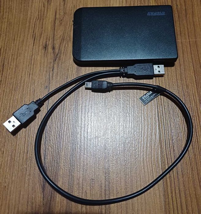 Obudowa kieszeń na dysk 2,5'' SATA USB 2.0 + kabel Y metalowa