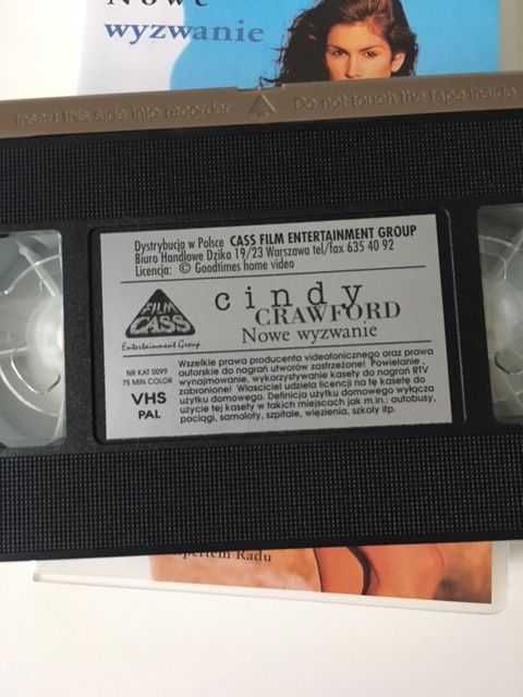 Ćwiczenia fitness Cindy Crawford VHS