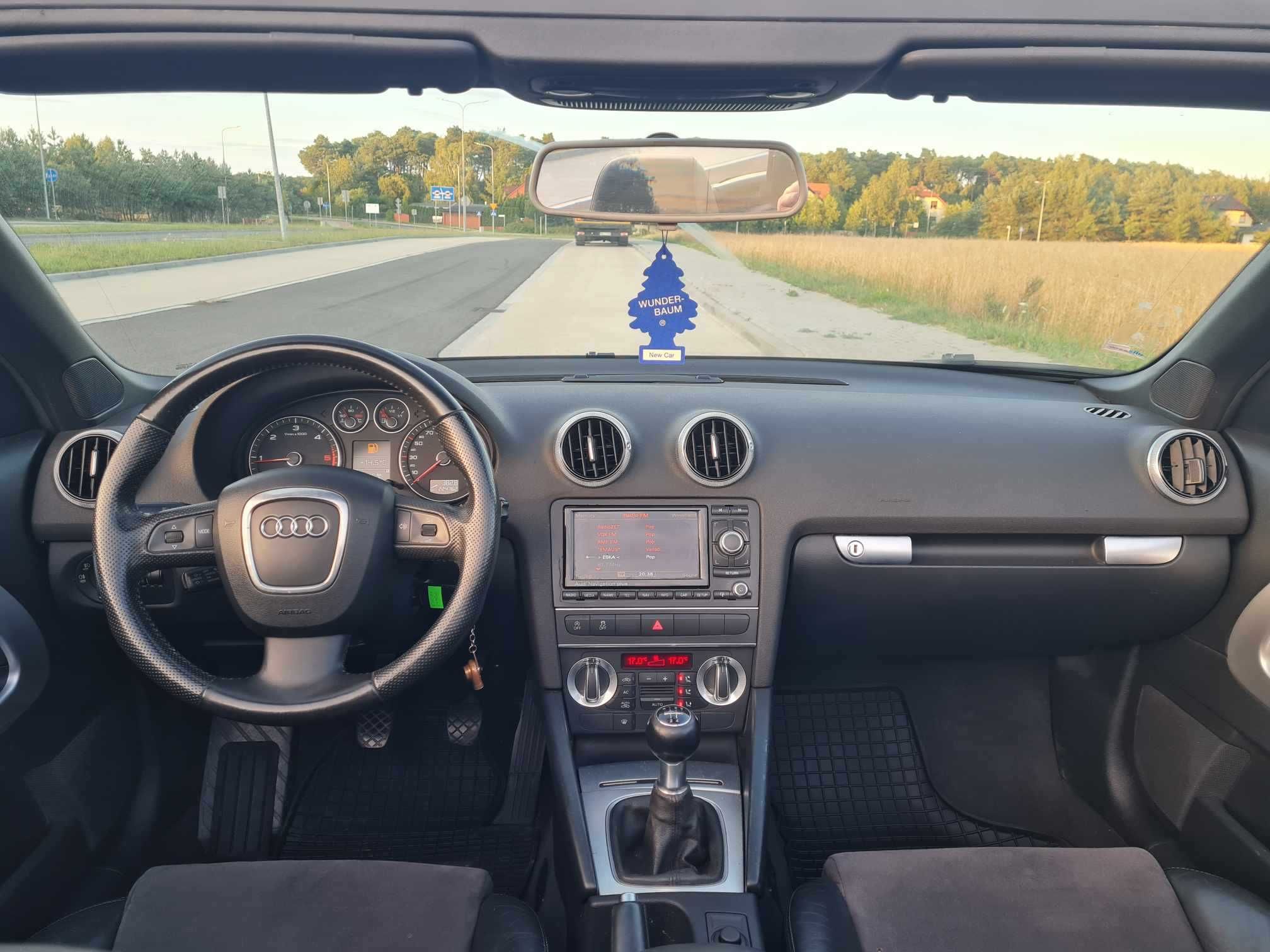 Audi A3 Cabrio 1.6tdi Alcantara duże radio alu 17