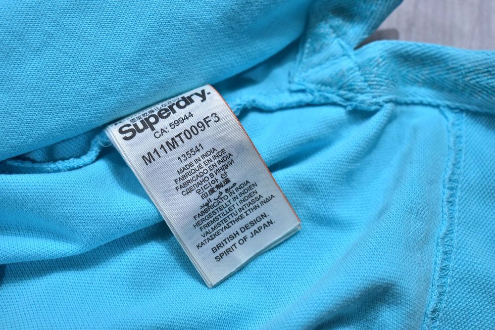 Superdry Męska Koszulka Polo Vintage Destroyed / S