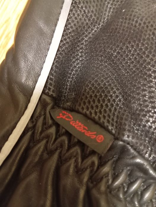 Мотоперчатки кожаные