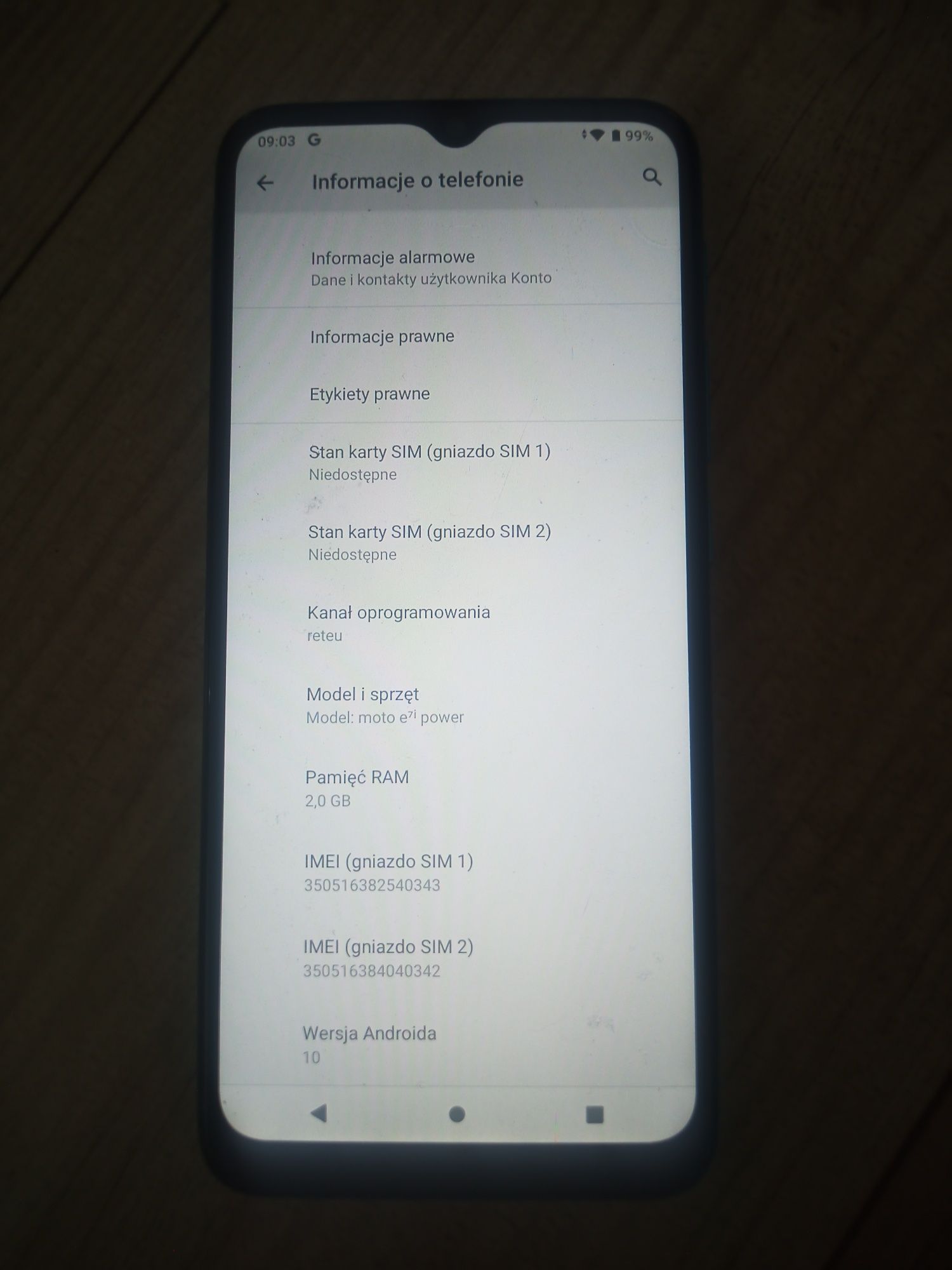 Motorola e7i power