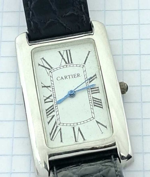 Шикарний вінтажний чоловічий годинник Cartier